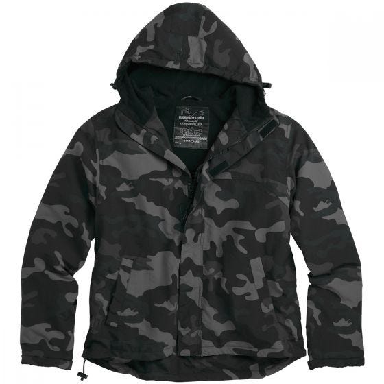 Surplus Windjack met Rits - Black Camo