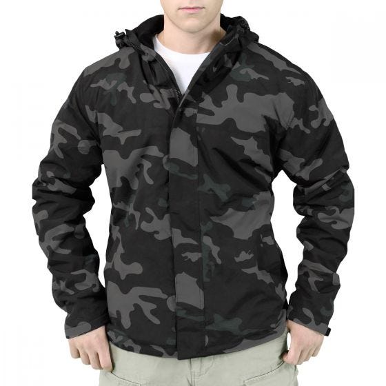 Surplus Windjack met Rits - Black Camo