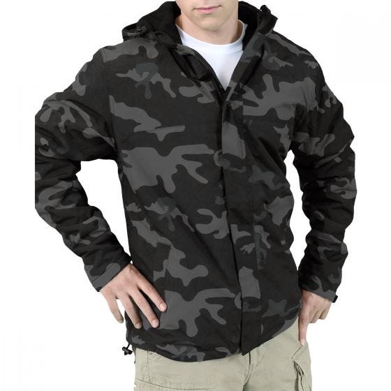 Surplus Windjack met Rits - Black Camo