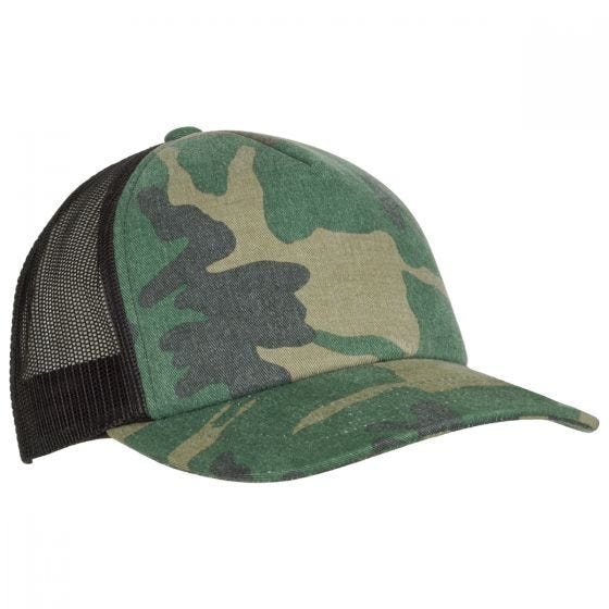 YP Trucker Pet Camo - Woodland/Zwart