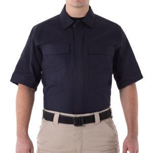 First Tactical Men's V2 Short Sleeve BDU Shirt Midnight Navy