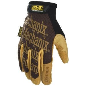 Mechanix Wear Original Leather Gloves Brown