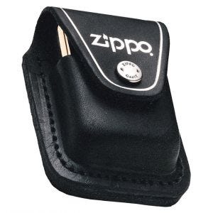 Zippo Aanstekerbuidel met Lus - Zwart