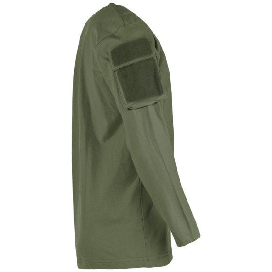 MFH US Met mouwzakken Overhemd met lange mouwen - OD Green