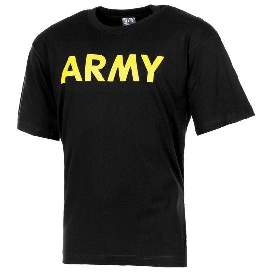 MFH Army T-shirt - Zwart