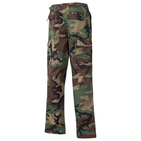 MFH US BDU Reinforced Gevechtsbroek - Woodland