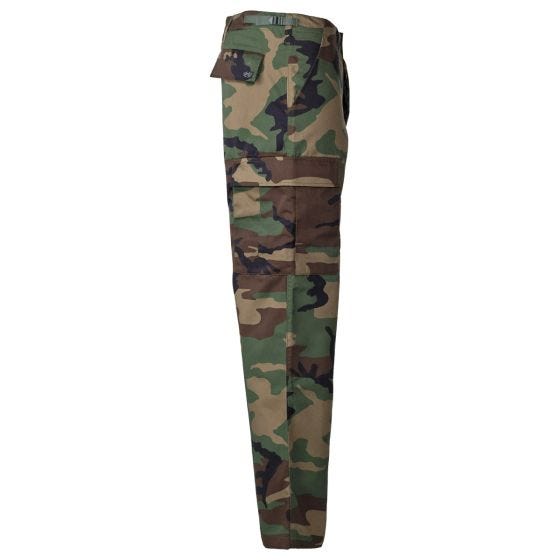 MFH US BDU Reinforced Gevechtsbroek - Woodland