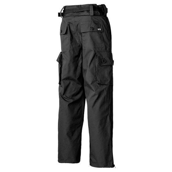 MFH Comando Smock Broek Ripstop - Zwart