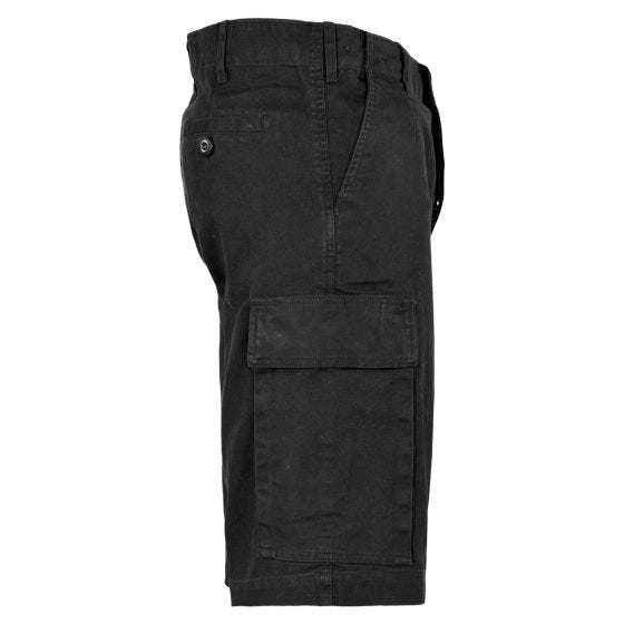 MFH BW Bermudashort - Black Stonewashed