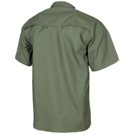 MFH Attack Teflon gecoat Overhemd met korte mouwen Ripstop - OD Green