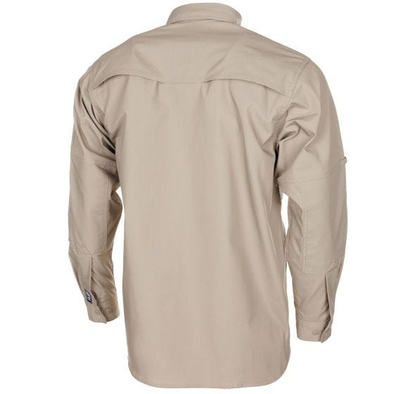 MFH Attack Teflon gecoat Overhemd met lange mouwen Ripstop - Khaki