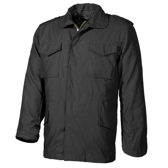 MFH US M65 met gewatteerde voering Field Jacket - Zwart