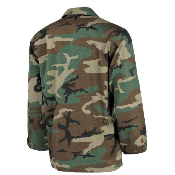 MFH US BDU Field Jacket Ripstop - Woodland Camo