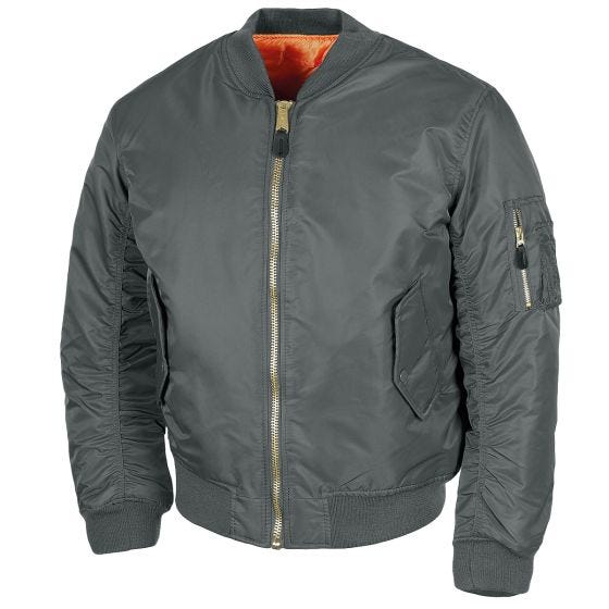 MFH US MA1 Pilotenjack - Urban Grey