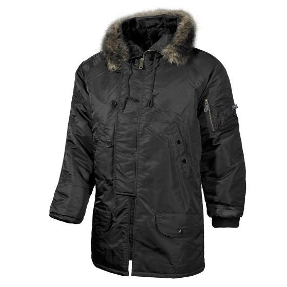 MFH US N3B Polar Jack - Zwart