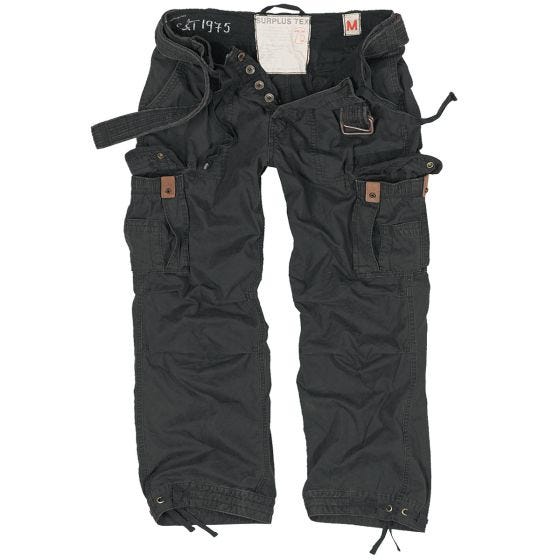 Surplus Premium Vintage Broek - Zwart