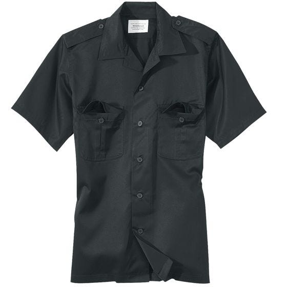Surplus US Overhemd met Korte Mouwen - Navy