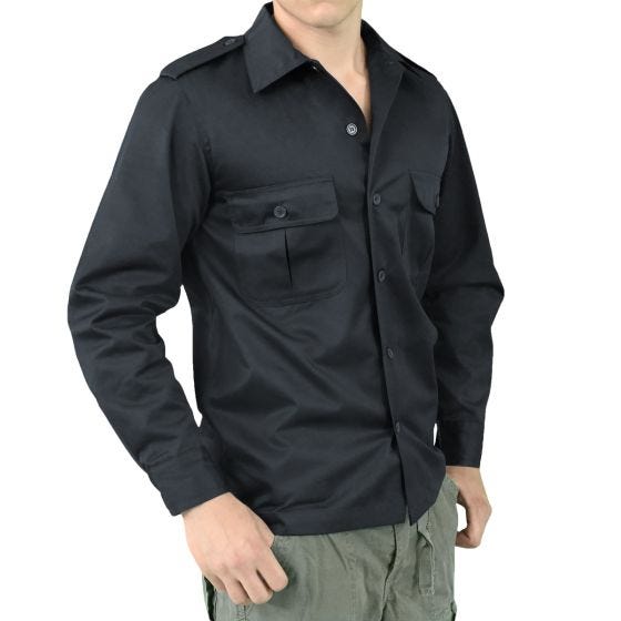 Surplus US Overhemd met Lange Mouwen - Navy