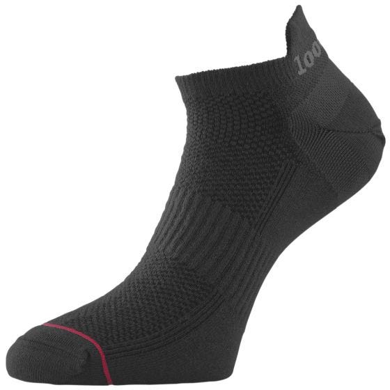 1000 Mile Ultimate Tactel Trainer Voerende Sok - Zwart