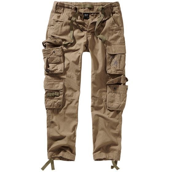 Brandit Pure Broek met slanke pasvorm - Beige