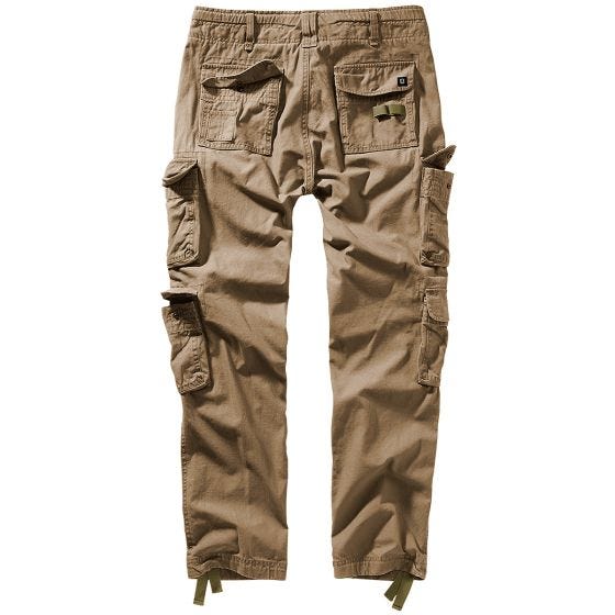 Brandit Pure Broek met slanke pasvorm - Beige