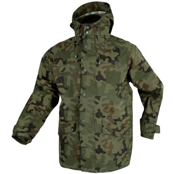 Mil-Tec Trilaminate Jack voor nat weer - PL Woodland