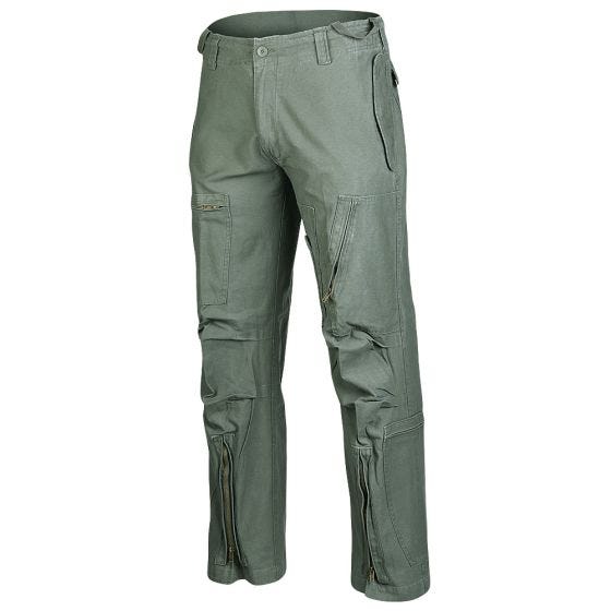 Mil-Tec Pilot Cotton Prewash Broek - Olijf