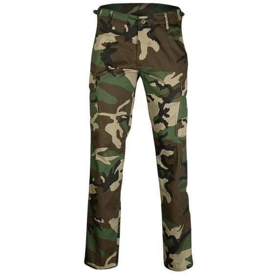 Mil-Tec US BDU Ranger Broek Straight Cut - Woodland
