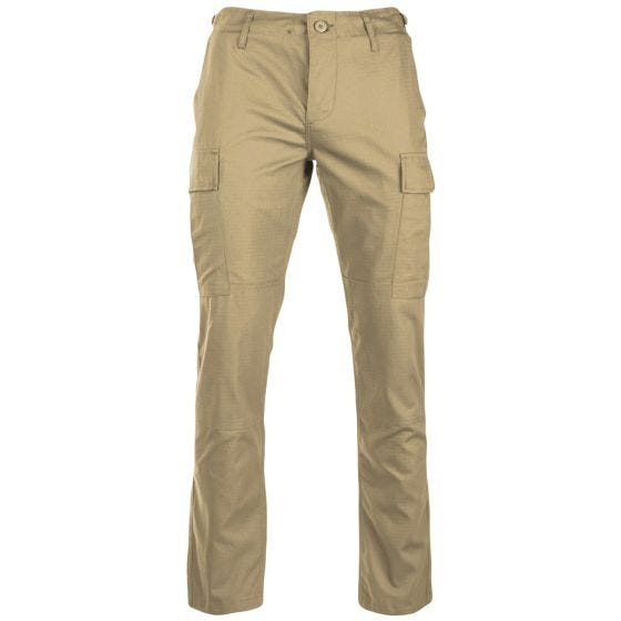 Teesar Broek US BDU Ripstop Slimfit Khaki
