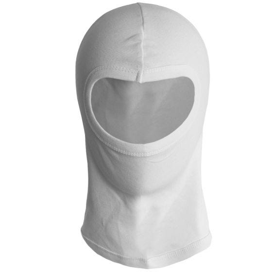 Mil-Tec Fine-Ribbed Bivakmuts met één opening - Wit