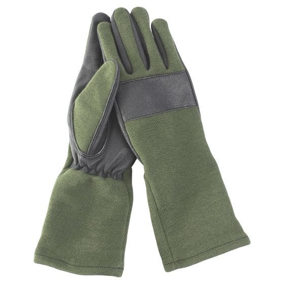 Mil-Tec BW Leather/Nomax Gevechtshandschoenen - Olijf