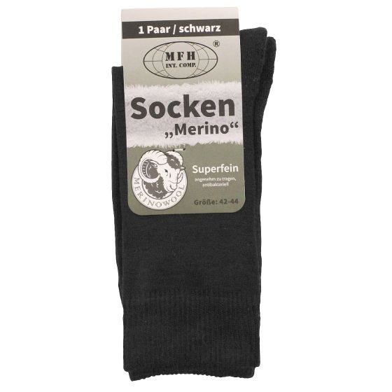 MFH Merino Sokken - Zwart