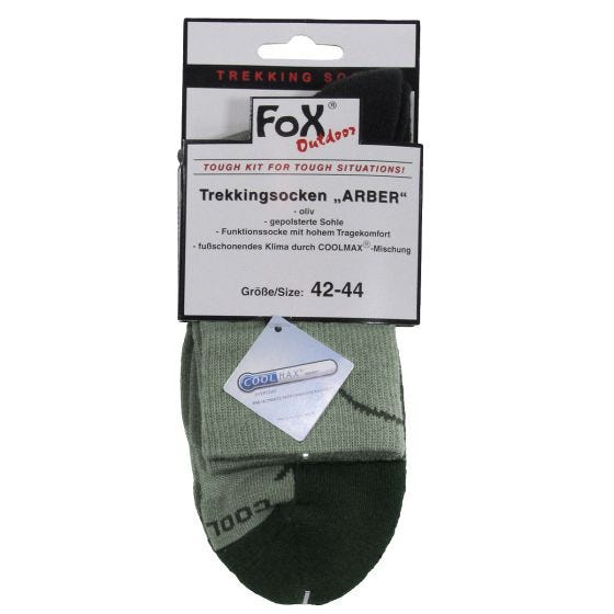 Fox Outdoor Arber Trekking Sokken - Olijf