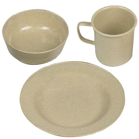 Mil-Tec Kampeerserviesset - Khaki