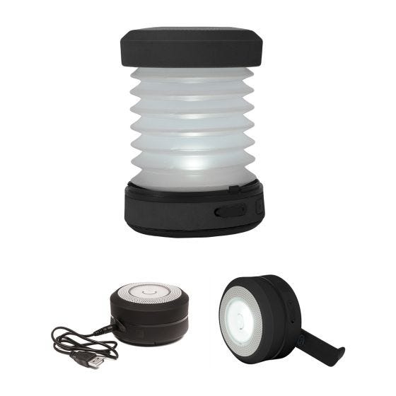 Mil-Tec Dynamo LED Kampeerlantaarn - Zwart