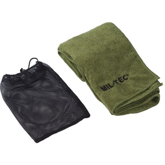 Mil-Tec Microvezelhanddoek 120 cmx60 cm Olijf