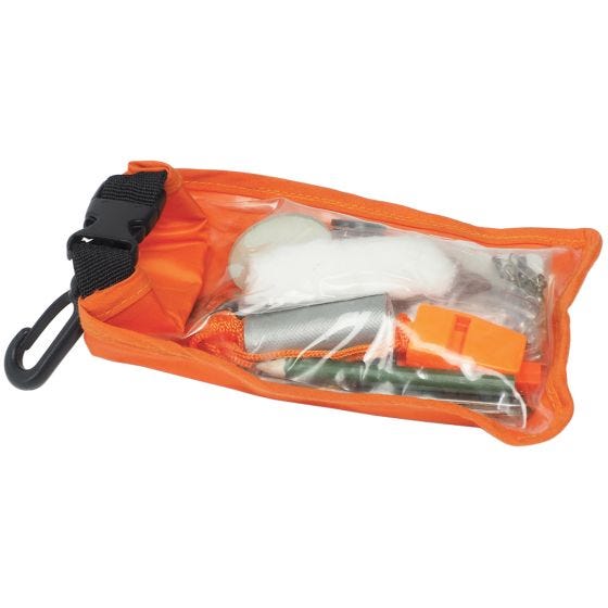 Mil-Tec Kleine outdoor overlevingspakket - Oranje