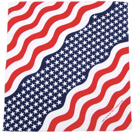 MFH Bandana Katoen - Stars and Stripes