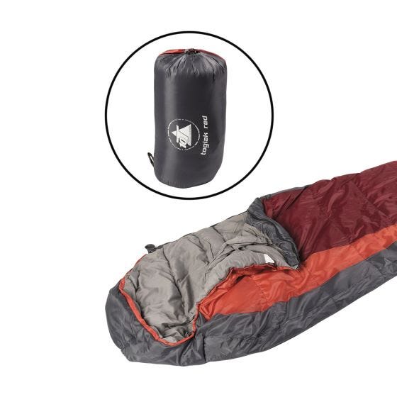 Mil-Tec 10-T Mummy Togiak Slaapzak - Rood