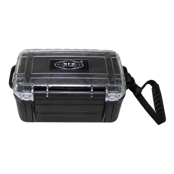 MFH Waterproof Mesh Bag Plastic doos - Zwart