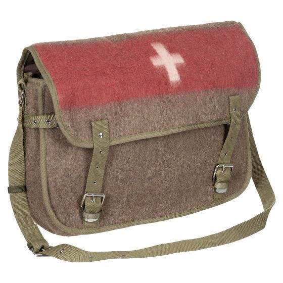 Pure Trash Swiss Cotton Straps Schoudertas - Bruin