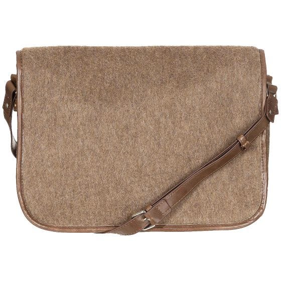 Pure Trash Swiss Faux Leather Straps Schoudertas - Bruin
