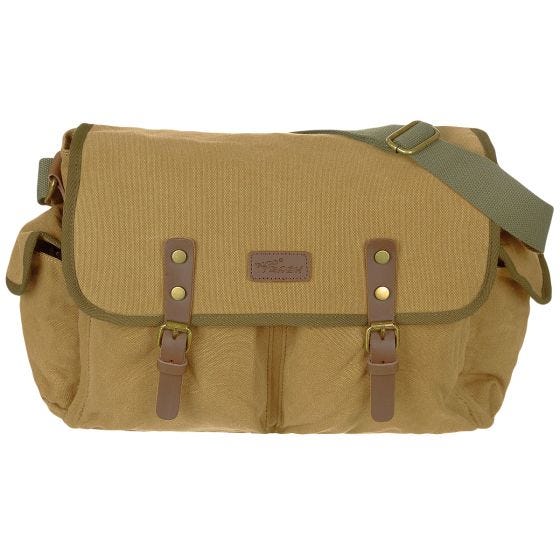 Pure Trash Canvas handtas - Bruin