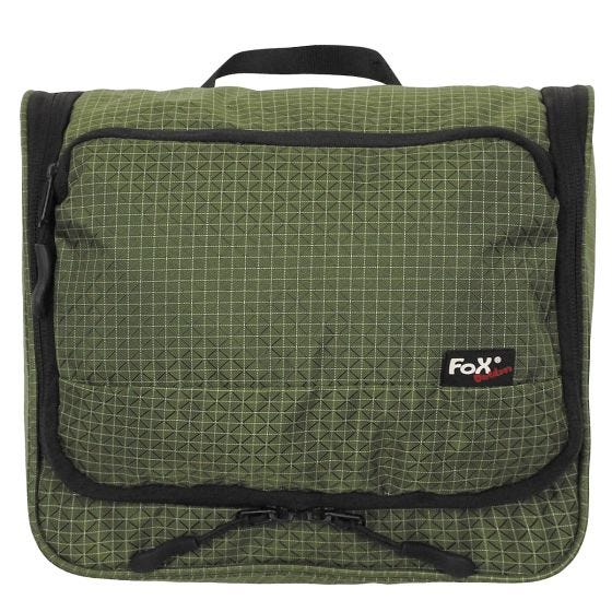 Fox Outdoor Washbag Toilettas Ripstop - Olijf