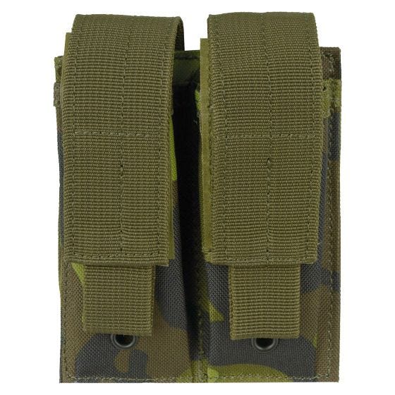 MFH MOLLE Kleine Dubbele Magazijnbuidel 9 mm - Czech Woodland