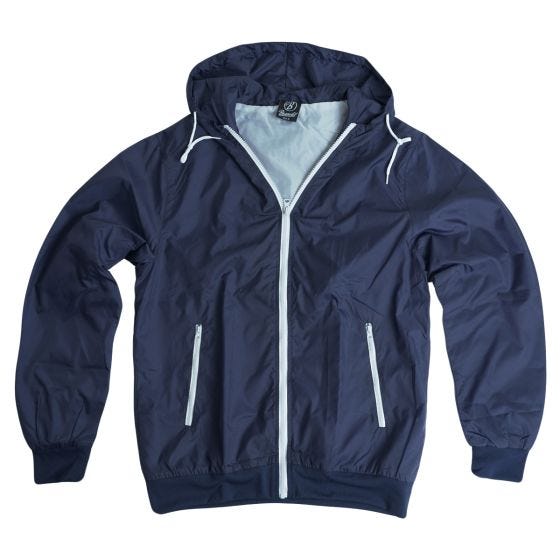 Brandit Stream Jack - Navy/Wit