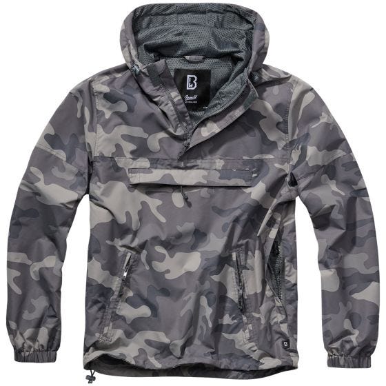 Brandit Zomers Windjack - Grey Camo