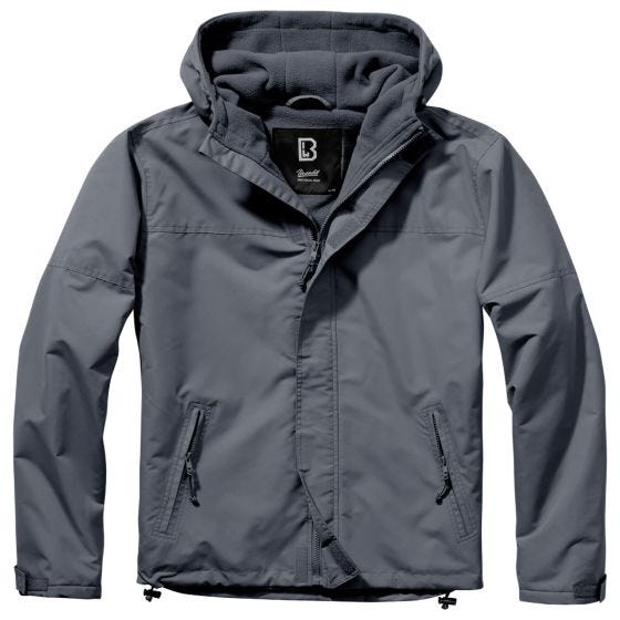 Brandit Windjack met Ritssluiting aan de Voorkant - Anthracite