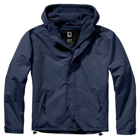 Brandit Windjack met Ritssluiting aan de Voorkant - Navy