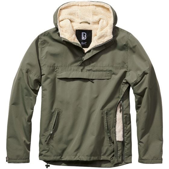 Brandit Sherpa Windjack - Olijf